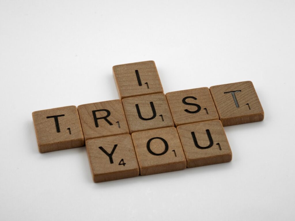 Photo trust through clean web aesthetics