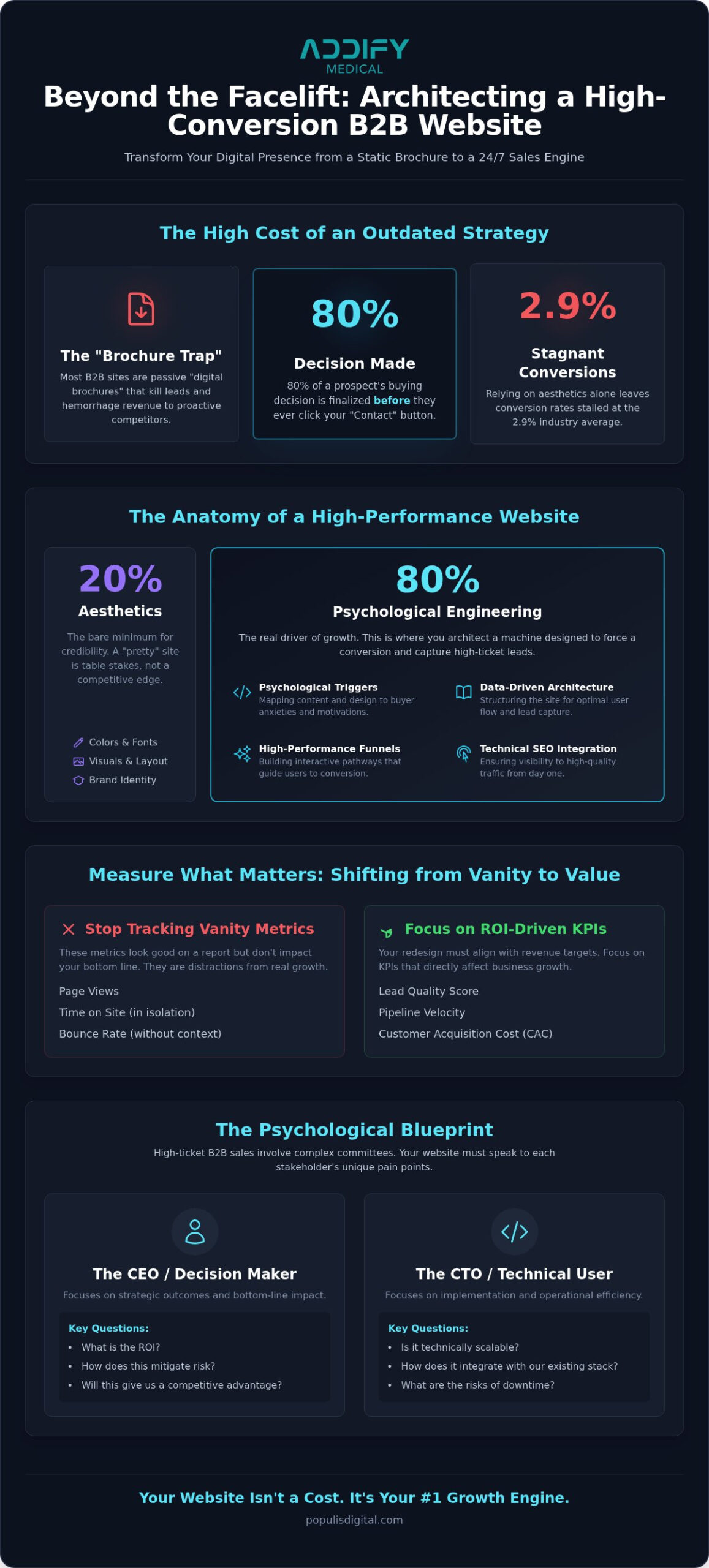 B2B Website Redesign Strategy 2026: Architecting Your High-Ticket Lead Generation Engine